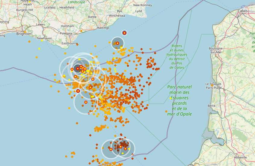 Electrifying News: Storm is heading in. Lighting map as of 00:30