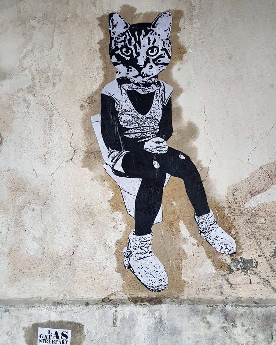 When life hands you shit use that shit as fertilizer and grow. 💩 😸 Good morning 🌞 #StreetArt #art #urbanart #mural #photography #Israelpalestine #catlovers #ThursdayMotivation