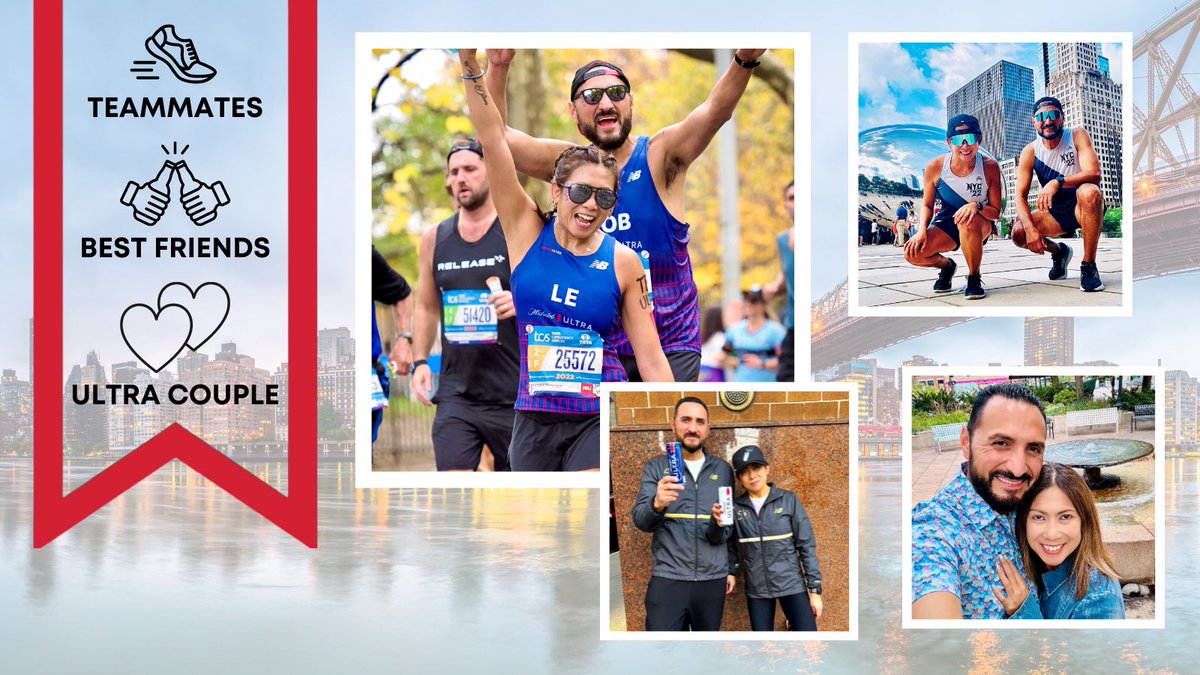 @MichelobULTRA @nycmarathon We want to run the @nycmarathon because LOVE. From teammates to best friends, seeing each other thru highs & lows, we’re now an Ultra couple, thanks to #TeamULTRA! Let us help share this team’s ❤️, camaraderie & JOY w/new runners & veterans alike! #ULTRAMarathonGiveaway #Contest