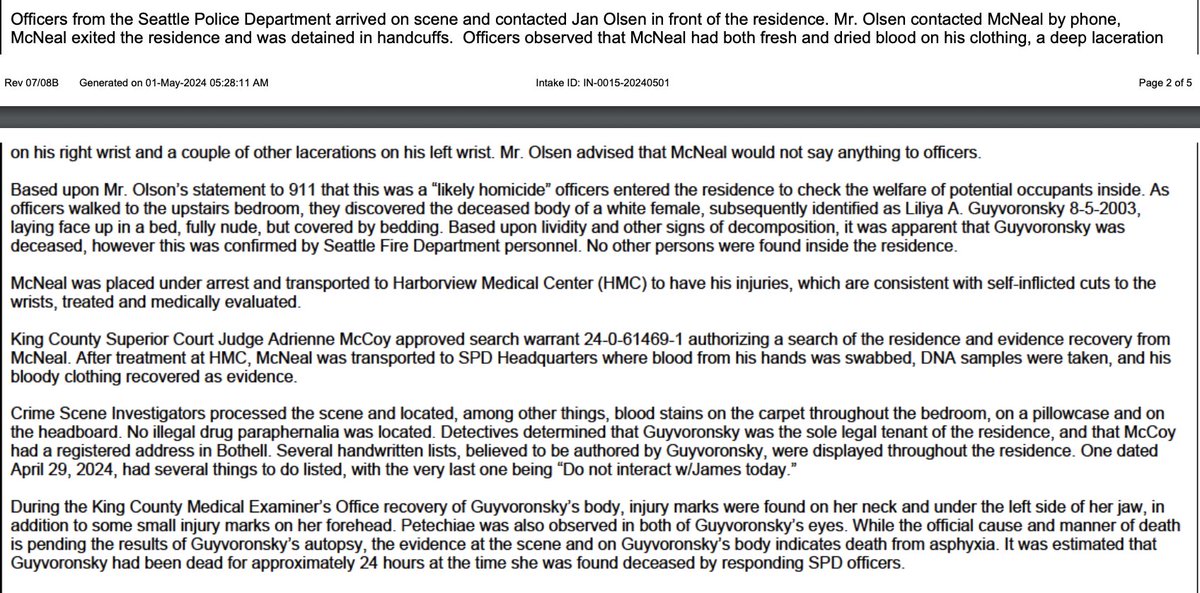 UPDATE: Wednesday afternoon, former Bothell City Councilmember James McNeal waived his right to appear in court after being arrested April 30 on suspicion of homicide. But based on the evidence, a King County judge found probable cause for Murder in the 2nd Degree. McNeal remains…