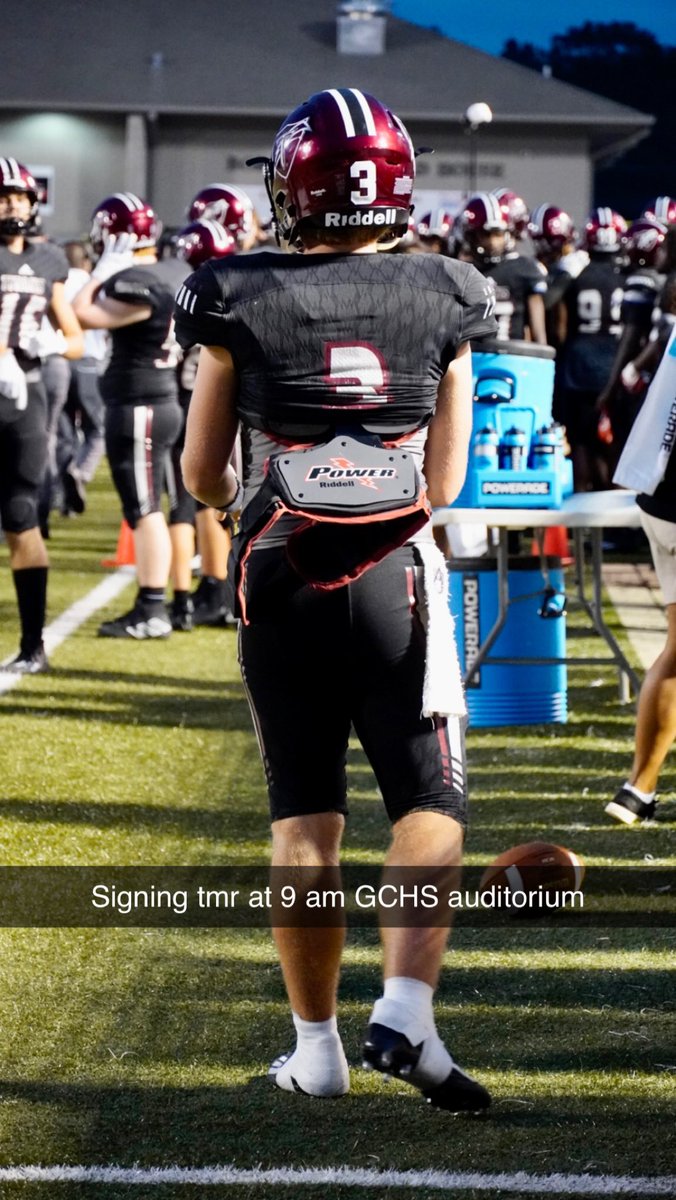 Signing at 9 am tomorrow morning in the GCHS auditorium <a href="/gctitansfb/">Gadsden City FB</a> <a href="/AverageJoesSpo1/">Average Joe’s Sports Talk, LLC</a>