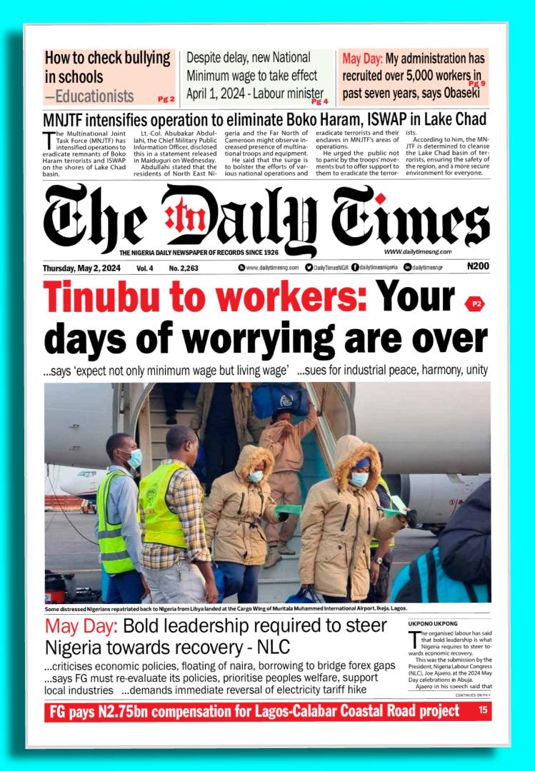 #HeadlineNews #coverstories #DailyTimesNGR #NewsUpdate #newsstories #viralpost #newsfeed #news #viralreels #earthquake #LabourDay