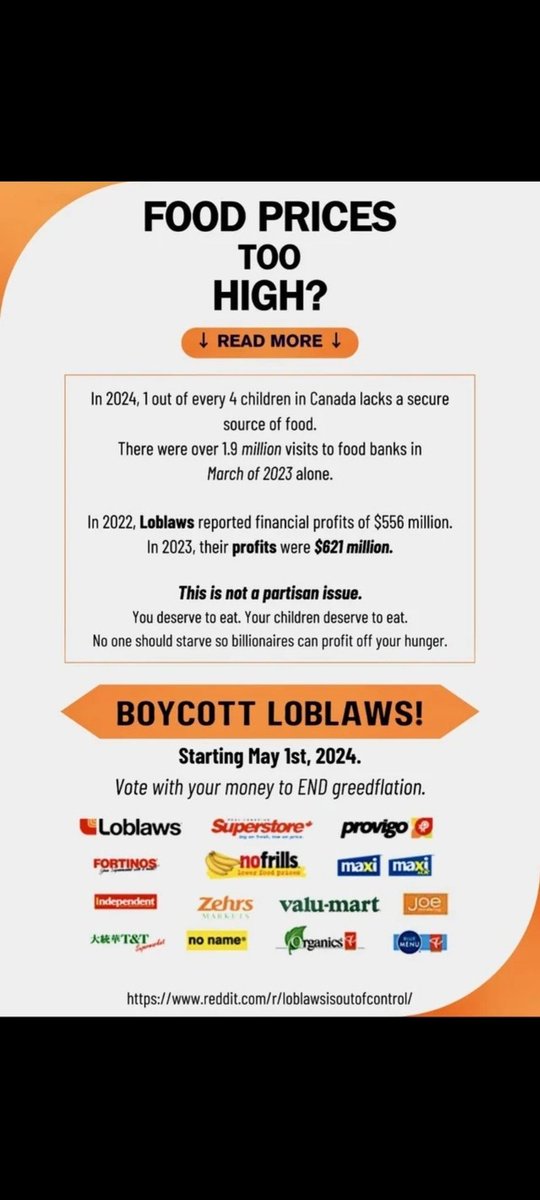 #BoycottLoblaws