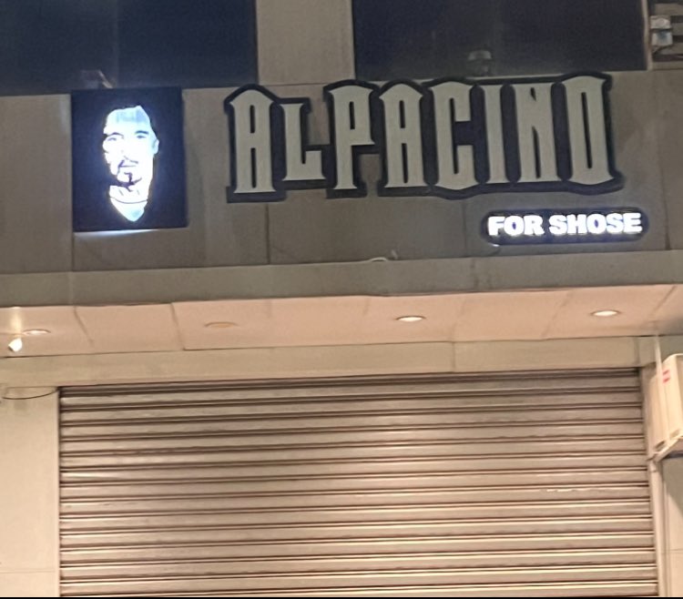 Who wants to buy a pair of shose from Al Pacino