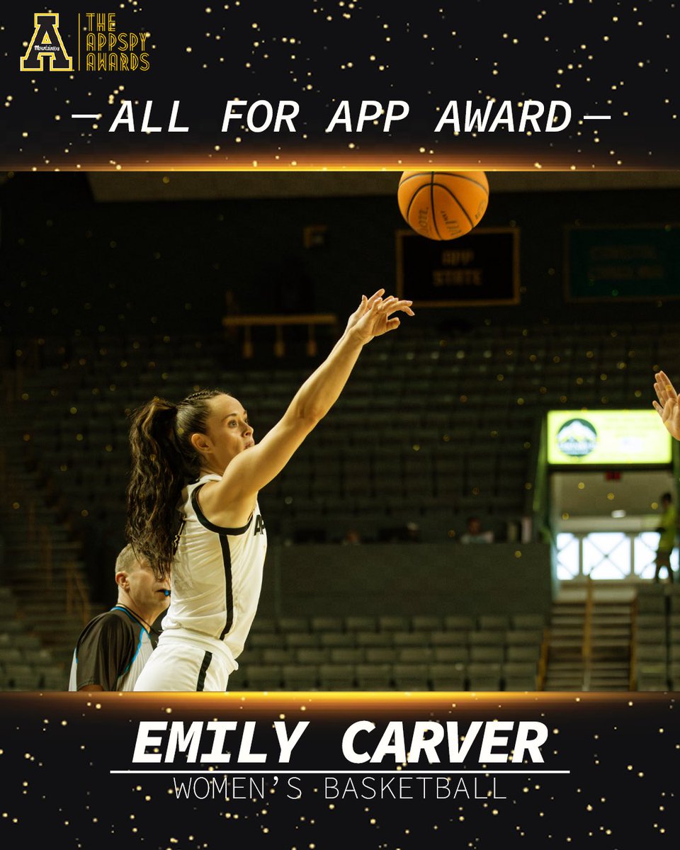 Emily Carver gives her ALL for App State! #GoApp | #APPSPYs24