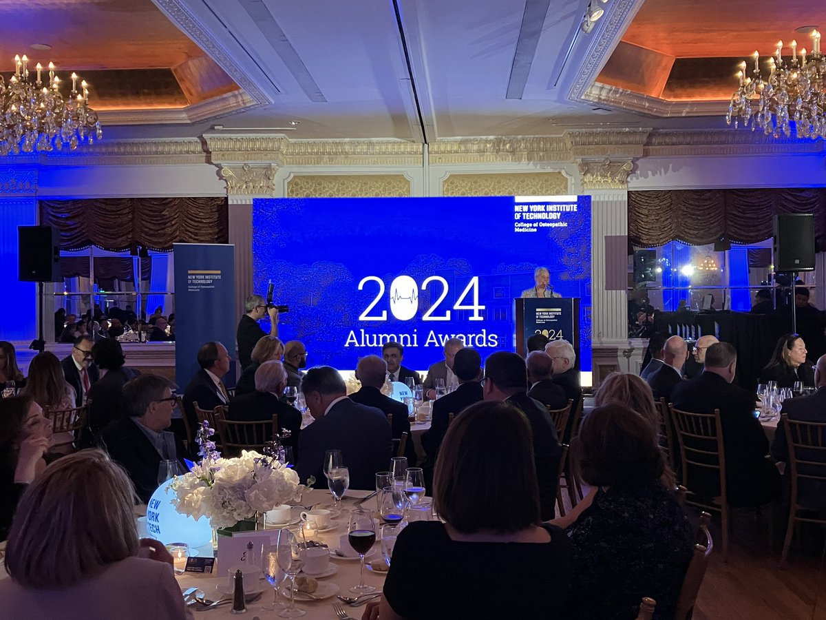 🎉🌟 The alumni awards ceremony is in full swing, celebrating the remarkable achievements of our distinguished graduates. Congratulations to all the recipients tonight – your contributions are a testament to the enduring legacy of our institution. #nyitcomalumni