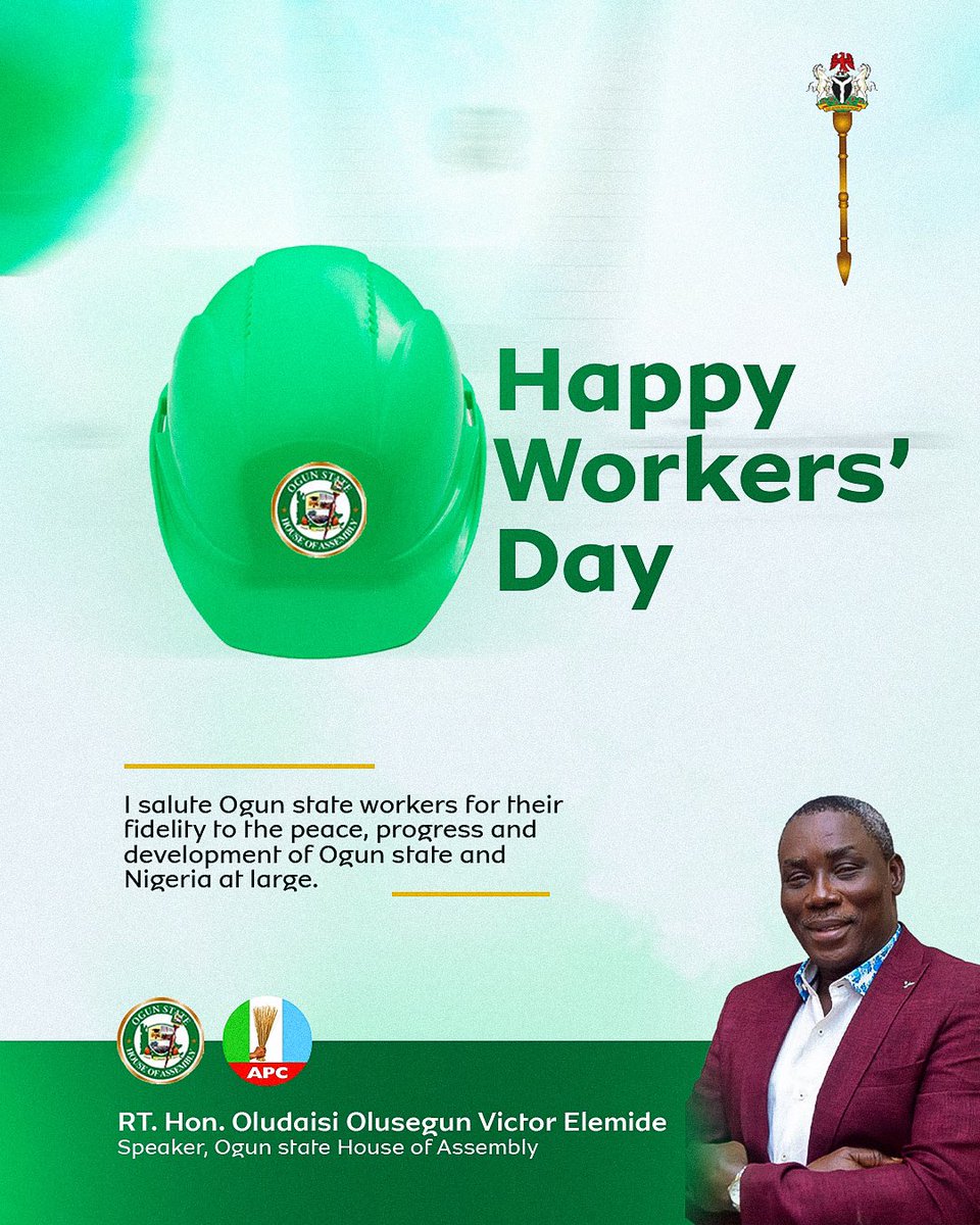 Happy International Workers’ Day, Omo Ogun Ise Ya! 

#workersday2024 #workerday #WorkerAppreciation