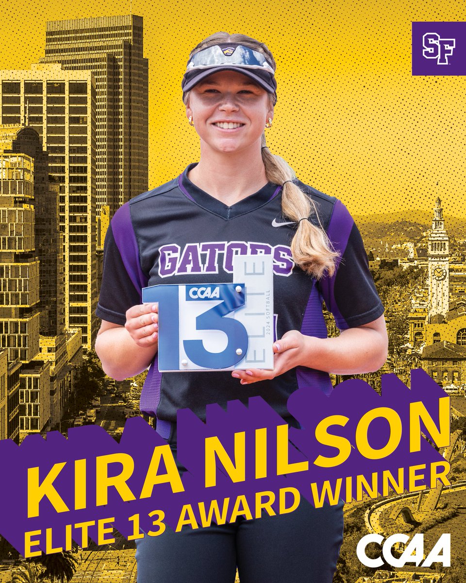 With a 4.0 GPA, Kira Nilson is the 2024 @goccaa Softball Elite 13 Award Winner!