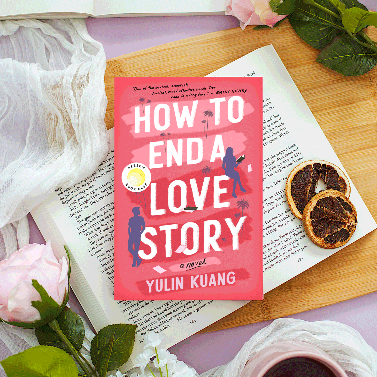 We're thrilled to share that How to End a Love Story by Yulin Kuang is this month's @ReesesBookClub pick! 💖 This sexy and emotional enemies-to-lovers romance is guaranteed to pull on your heartstrings. Available now from @avonbooks. bit.ly/49JyTky