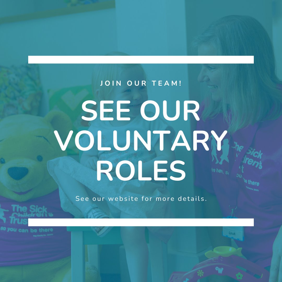 We're looking for two House Assistants to help support families in our London and Cambridge 'Homes from Home'. If you're looking for a rewarding career in the charity sector follow link  to apply. 
bit.ly/sctvacancies
#charityhour