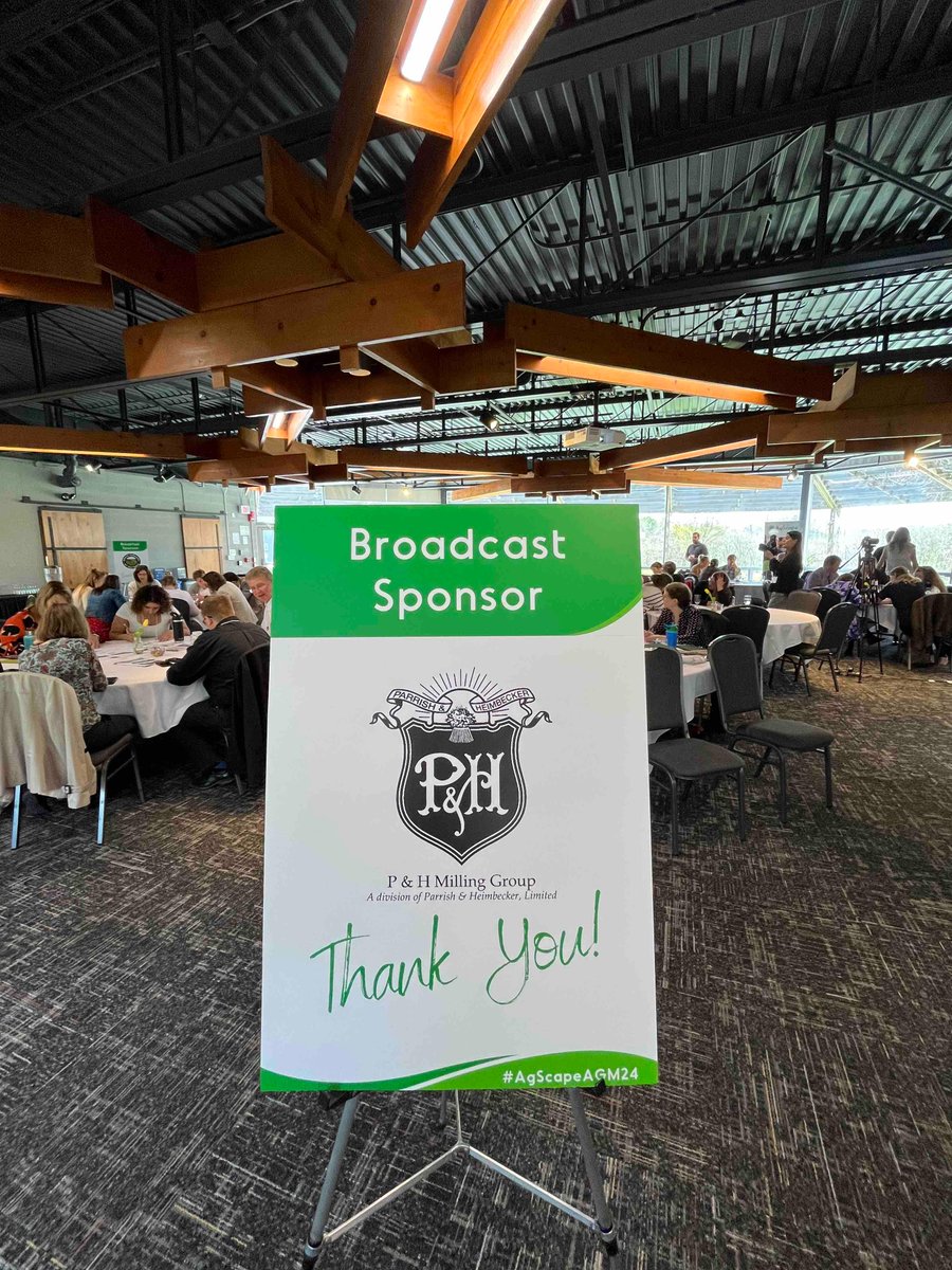 A big thank you to P&H Milling Group for making today’s live-stream via Zoom possible for #AgScapeAGM24