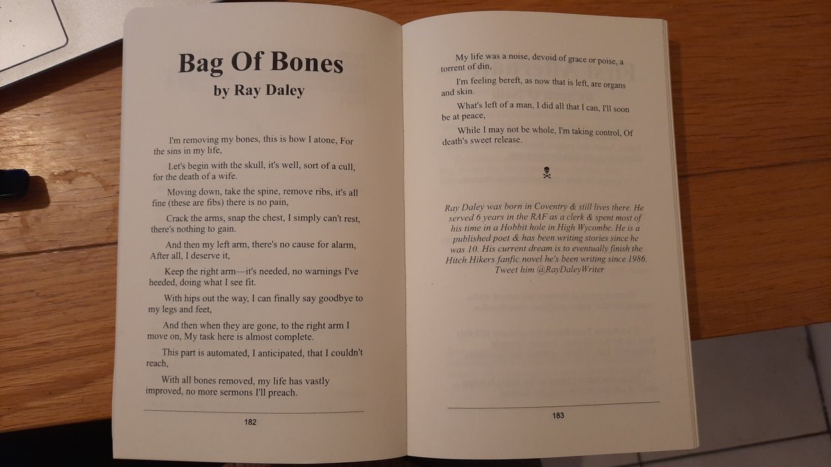 It is with great sadness that we hear about the passing of Ray Daley, who many of you may know from the horror writing community. He had a great piece published with us in 206 Word Stories, and we thought we'd share it with you all here, in his honour and memory. RIP Ray.