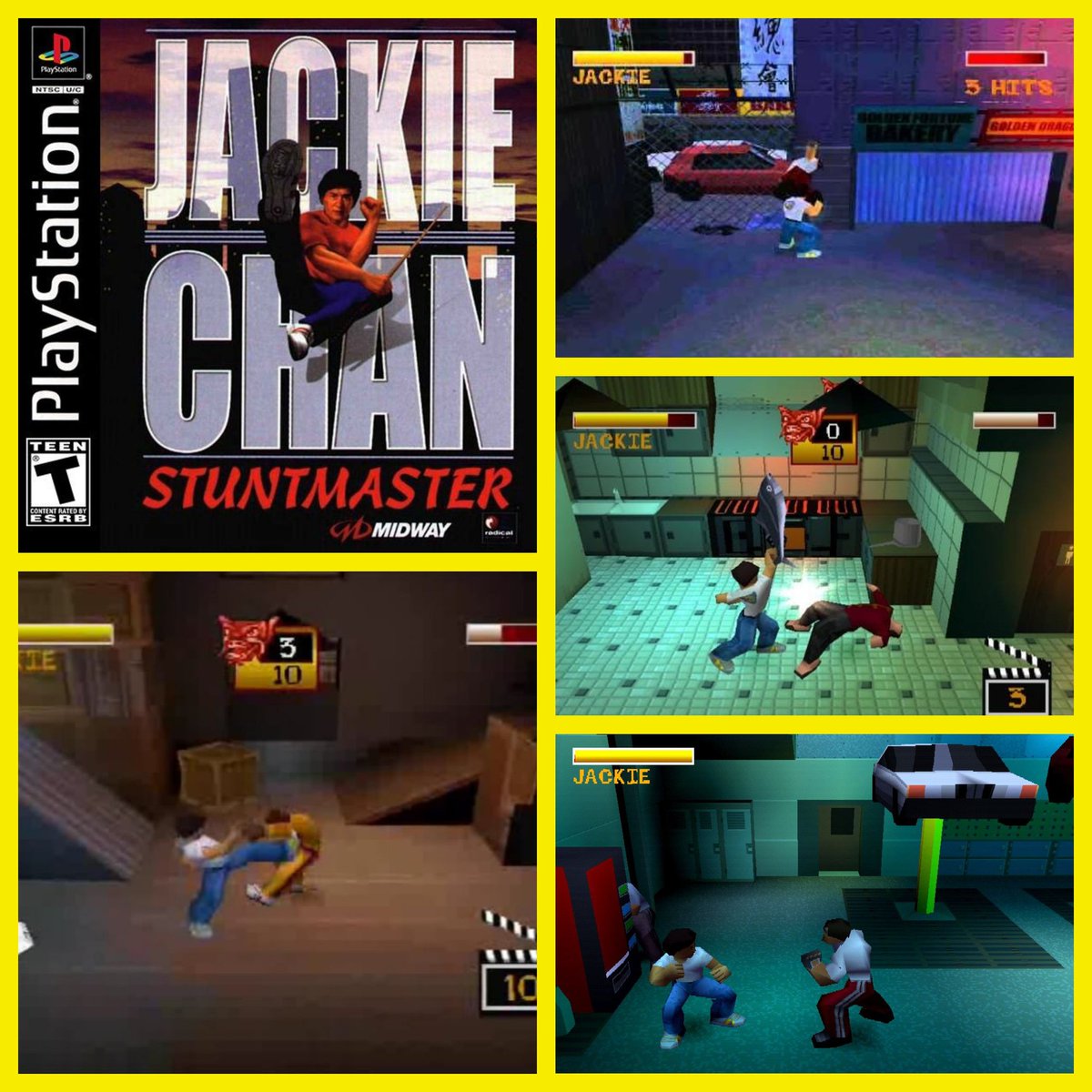 🥋 JACKIE CHAN STUNTMASTER

Uno de mis grandes favoritos de la primera Playstation,muy entretenido,lleno de acción al más puro estilo del gran actor Chino
¿Lo Jugaste? 😎