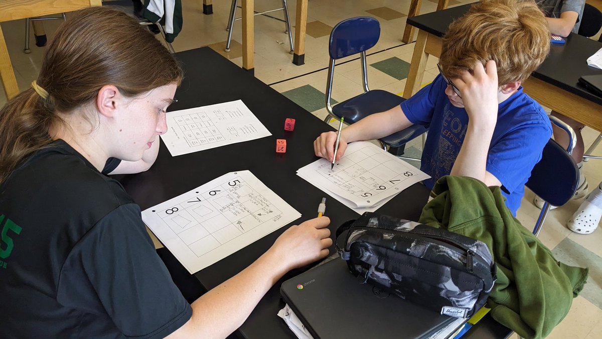 Using dice to make net force diagrams. @wyckoffschools @WPSEisenhower