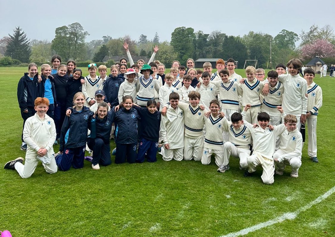 An historic day for Belhaven Hill as we fielded both boys & girls cricket teams across the board for the first time in 100 years. 115 out of the 123 pupils in the prep school played in a 🏏 match today - remarkable! 🤩
#BeProud 
@CricketScotland 
@cricketforgirls 
@sportscotland