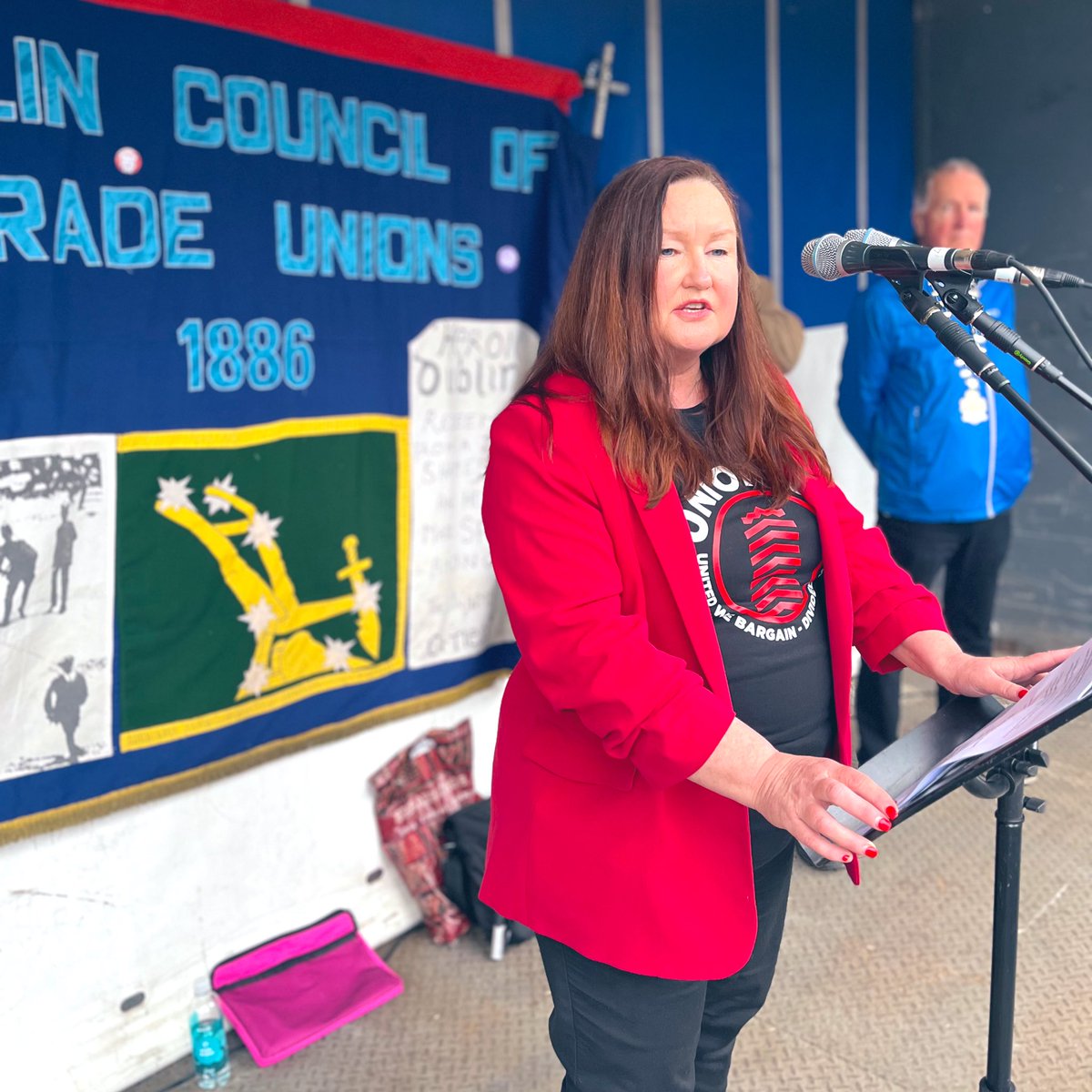 THE PAST WE INHERIT BUT THE FUTURE WE BUILD!

“If we want to organise the next generation into the trade union movement, we have to turn the tide on the right to organise and demand the respect we deserve at work.”

- #MayDay speech from @EthelBuckley 

#RespectatWork #Unionise
