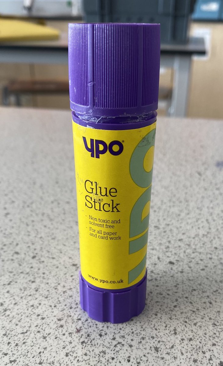 The most useless thing ever to happen to education was not learning styles, brain gym, Michael Gove, Ofsted, or triple marking….

It was these glue sticks:

#edutwitter