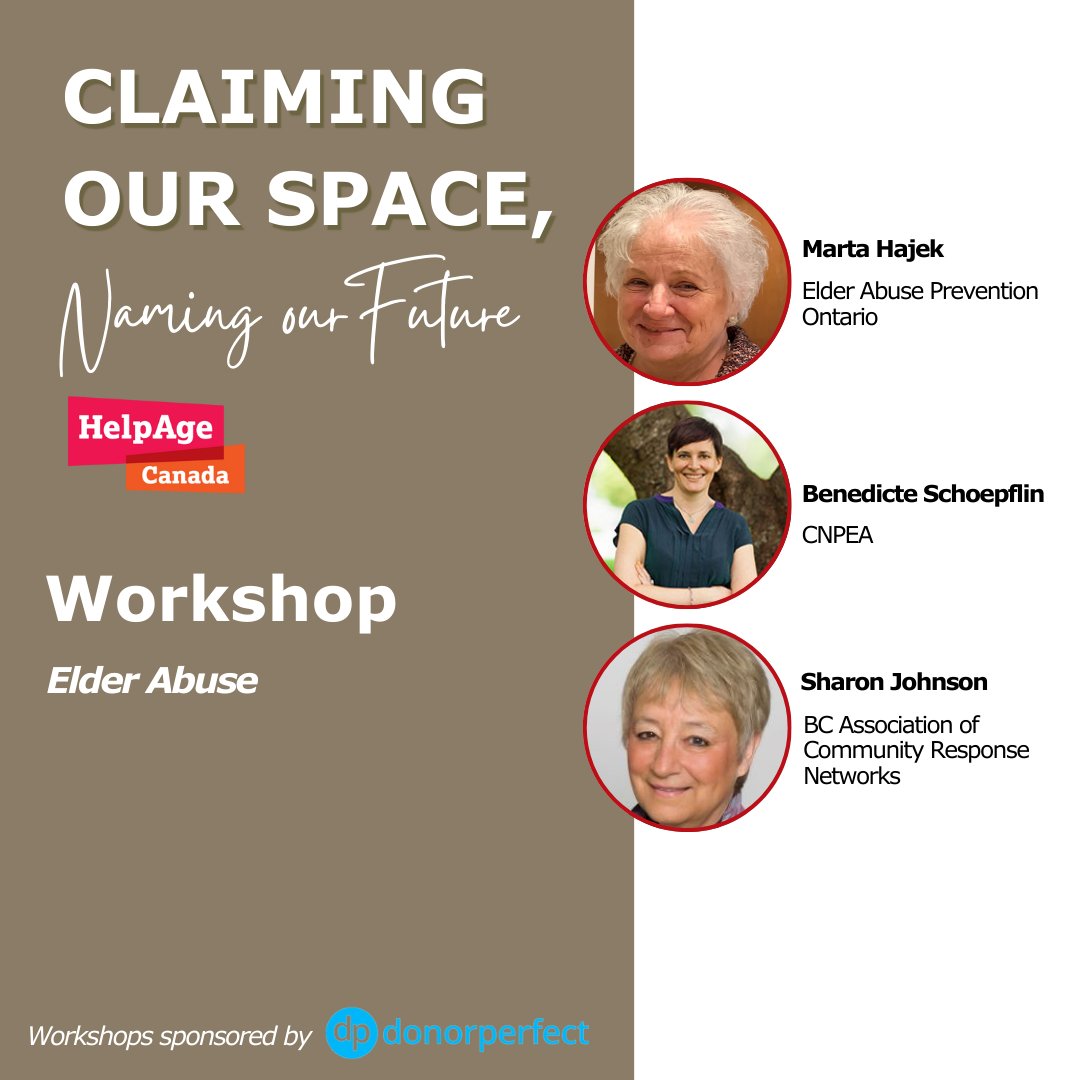 We’ve got a variety of fantastic workshops set up for the #CBSS2024 Sector Summit, including one on Elder Abuse led by Marta Hajek, Benedicte Schoepflin, and Sharon Johnson. Get your tickets now ➡️ loom.ly/O68tLPc
