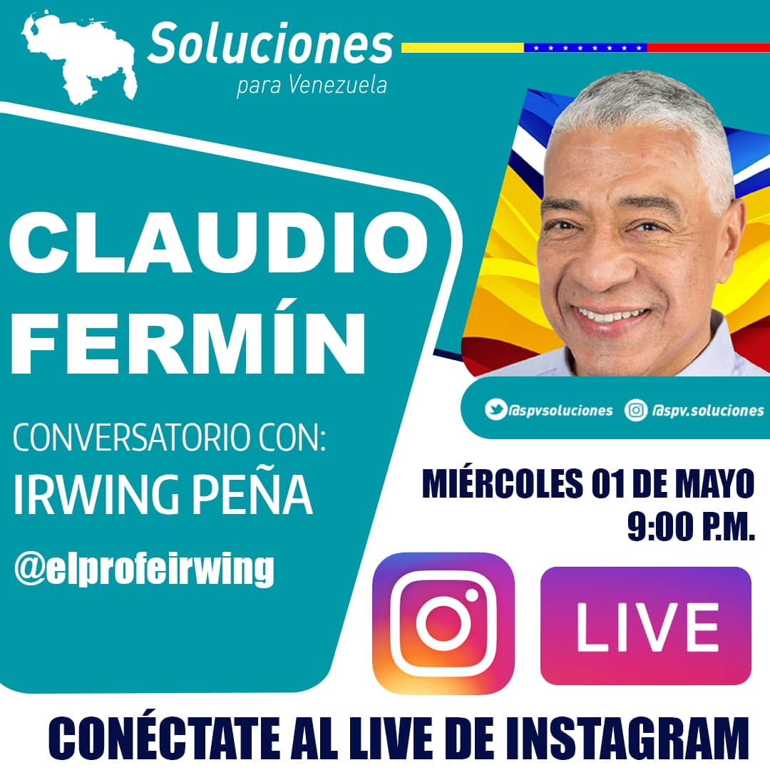 #1Mayo 
Esto es hoy, nuestro presidente y candidato presidencial Claudio Fermín en conversatorio con Irwing Peña
👇