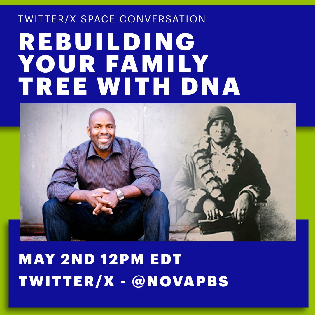 Filmmaker @byronhurt and his family could only trace their ancestry back to 1863, so they used DNA technology to learn more. Join us tomorrow for a Twitter/X Space conversation with him & learn how your family could do the same. Tomorrow, May 2nd at 12pm EDT on Twitter/X.