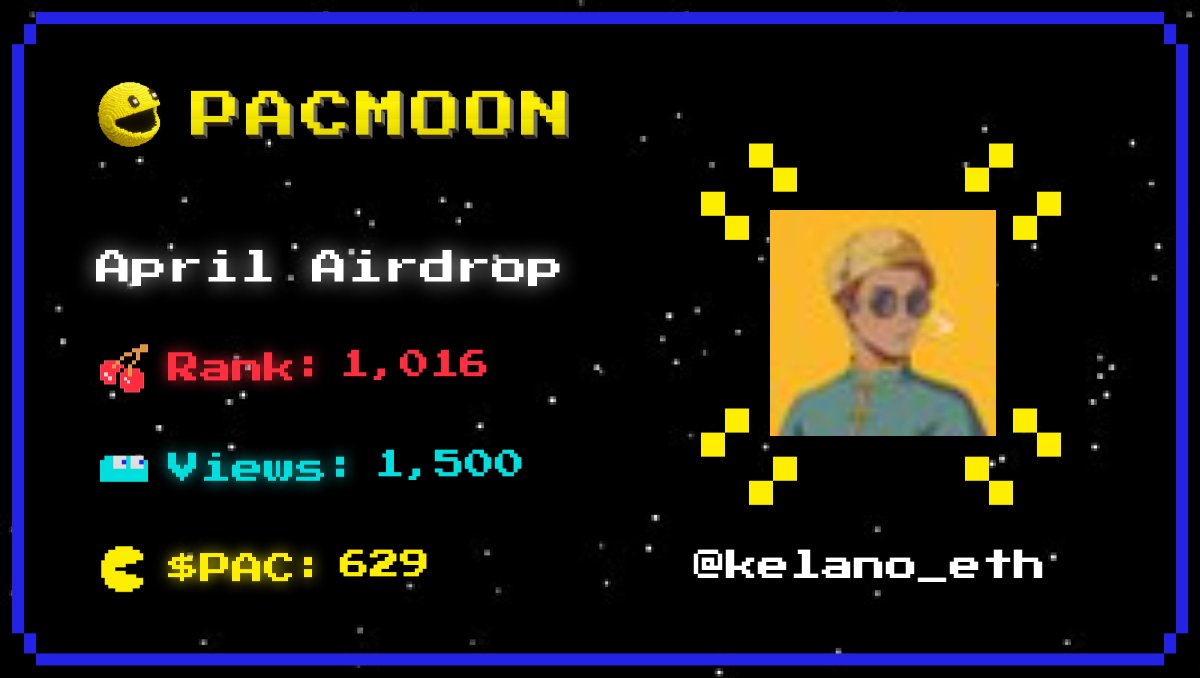 Ok, my @pacmoon_ score was atrocious for April 😂😂😂 Will try to make it into the top 1000 this month