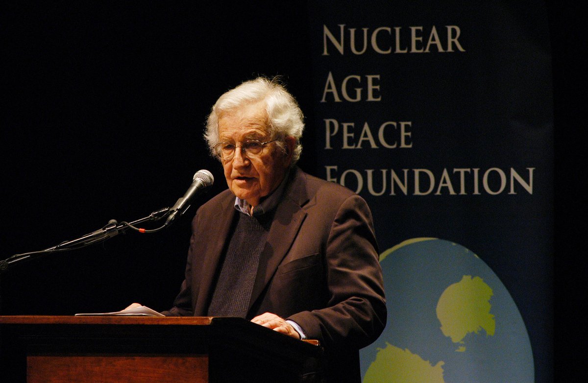 'In these terms everything falls in place as quite rational, even the rationality of collective suicide.' —Prof. Noam Chomsky, 2014 Kelly Lecture, on Nuclear Weapons Read full remarks here: wagingpeace.org/security-and-s… Full Quote ⬇️: 'There is a sense in which security is indeed a…