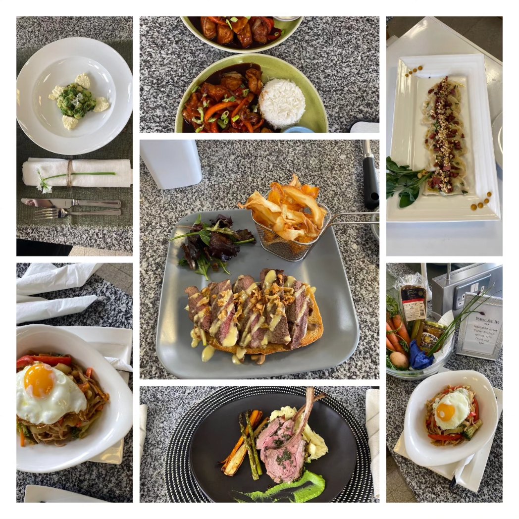 A snapshot of the exceptional standard and superb dishes served at the senior final of the Healthy Home Chef held at ATU St Angelas today