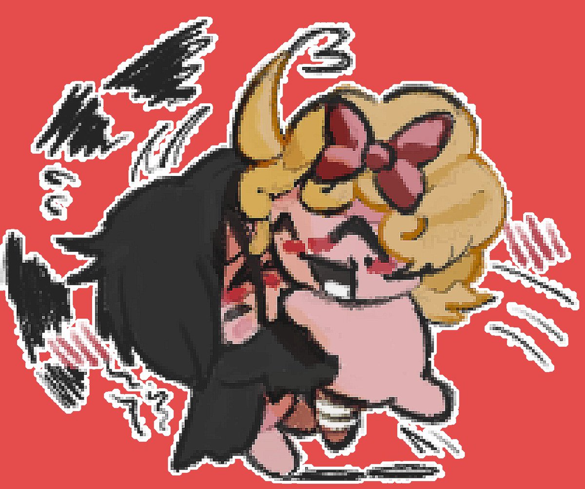 that one doodle from last night but edited slightly and upscaled (might make it into a sticker or something) #tboi #thebindingofisaac #maggeve