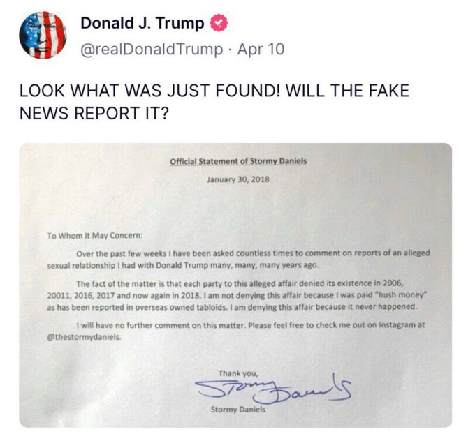 As you probably know, Donald Trump was forced, by Judge Juan Merchan, to take this down from Truth Social. They don't want the truth to be out there!! I'd appreciate if my followers would repost it and keep it alive..