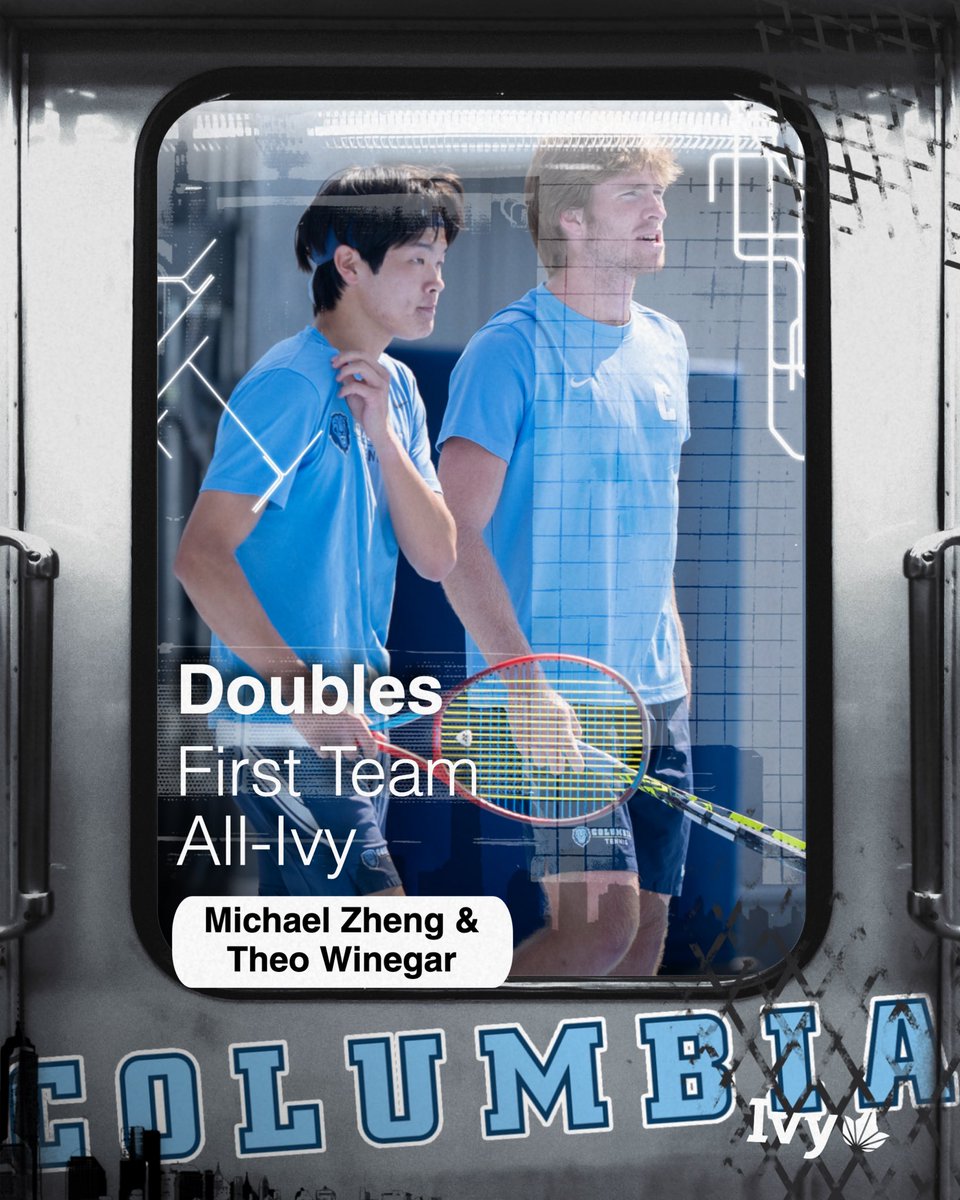 Congrats to our First Team All-Ivy selections, Michael Zheng and Theo Winegar!

#RoarLionRoar