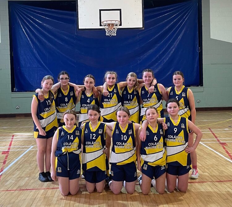 Well done to @colmhuirecoed First Year Basketball team who took part in the Hoop for Girls Basketball Tournament recently. Congrats to all who participated! A big thank you to @PresThurles and @UrsulineThurles for hosting the event 🏀⛹🏻‍♀️⛹️‍♀️ #community @TipperaryETB @thurles_ie