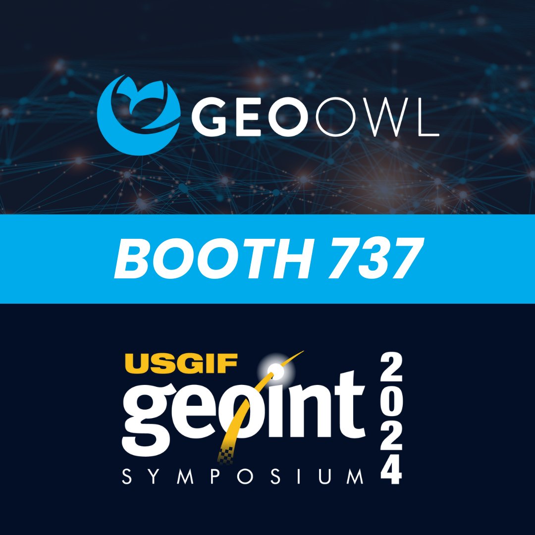 The GEOINT Symposium is just around the corner! Make sure to stop by BOOTH 737 to meet with our team! 🌎🦉

#geoint #geoint2024 #geospatialintelligence #geointsymposium @USGIF