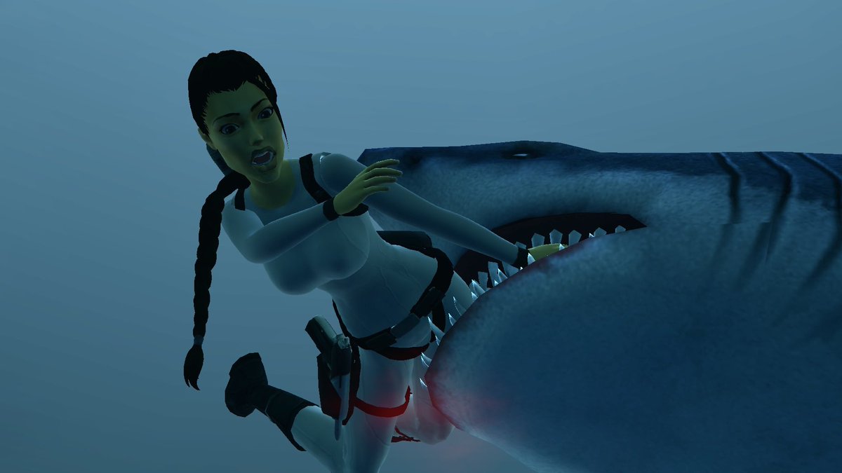 Some TR Cradle of Life inspired pics I took in my last TR2 stream!✨ (The shark got a bit fed up in the end though🦈) Mods by the wonderful @DarkLegendAOD & @Sp12Mp No streams this week but I’ll be back next week with more TR2!! #TombRaider #CradleofLife #VirtualPhotography