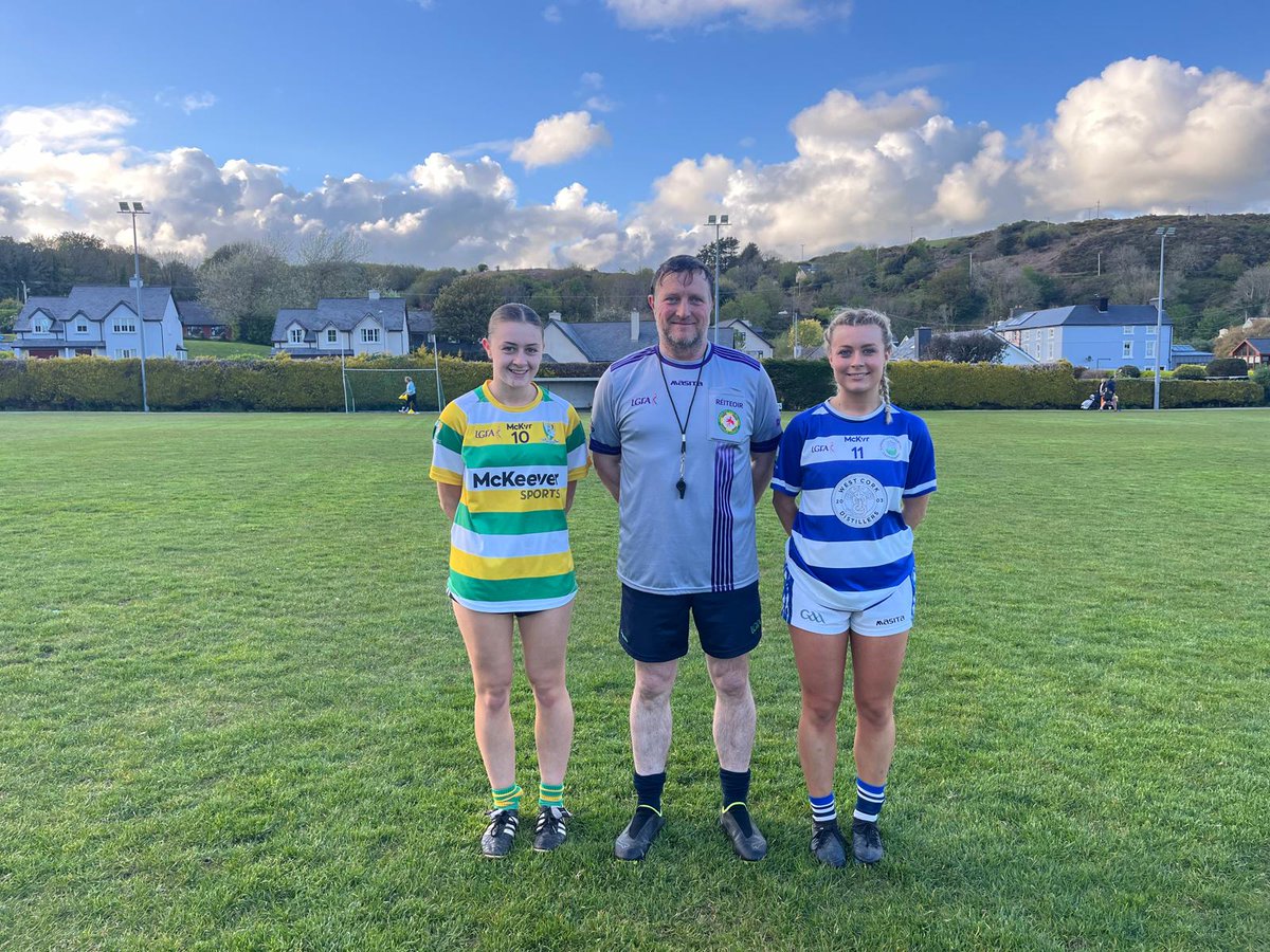 Div 2b league @CorkLGFA Proudly sponsored by @WestCorkWhiskey Castlehaven v Ross ladies