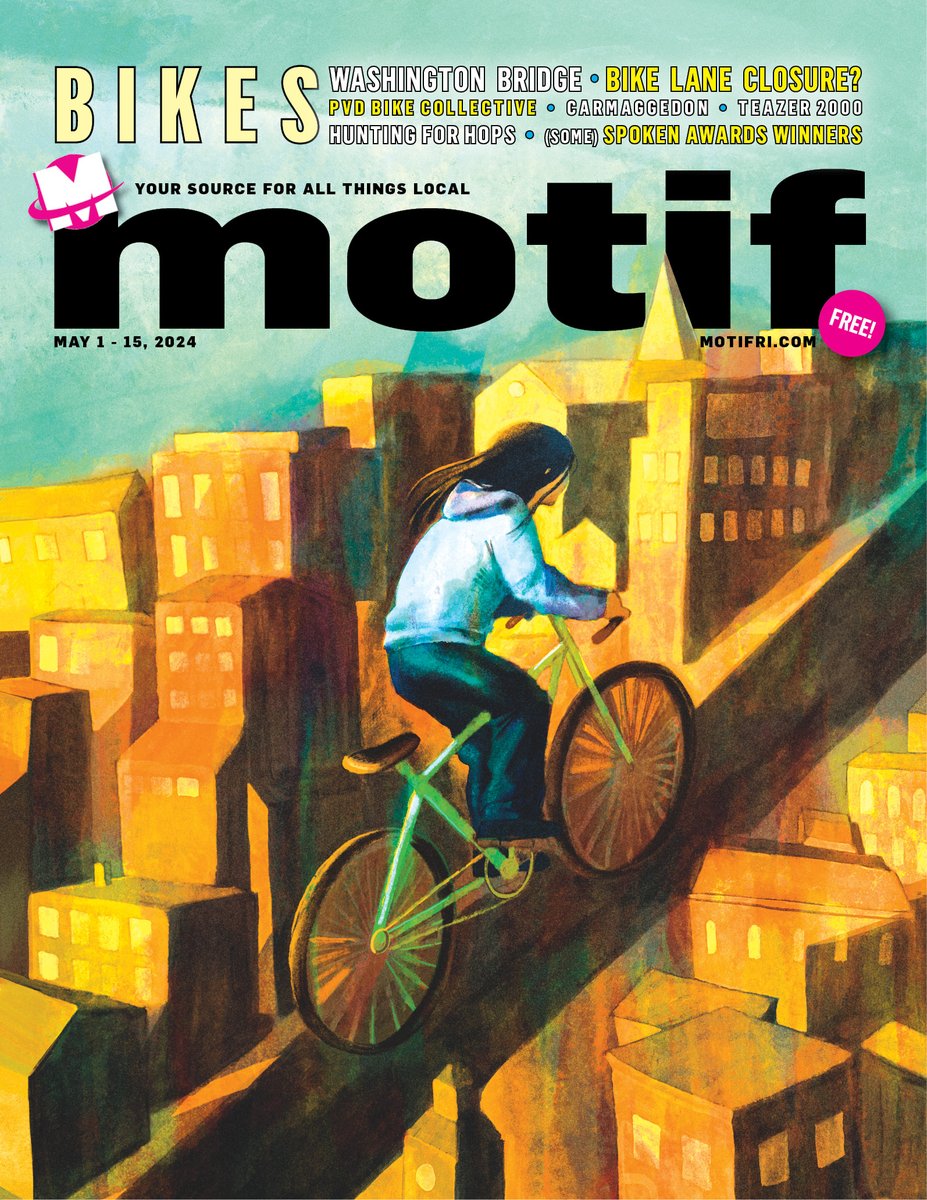 Wheels up for the new issue. Gear up for a hell of a ride. Online and at a Motif distro spot near you! Cover art by Olivia Lunger 🚴