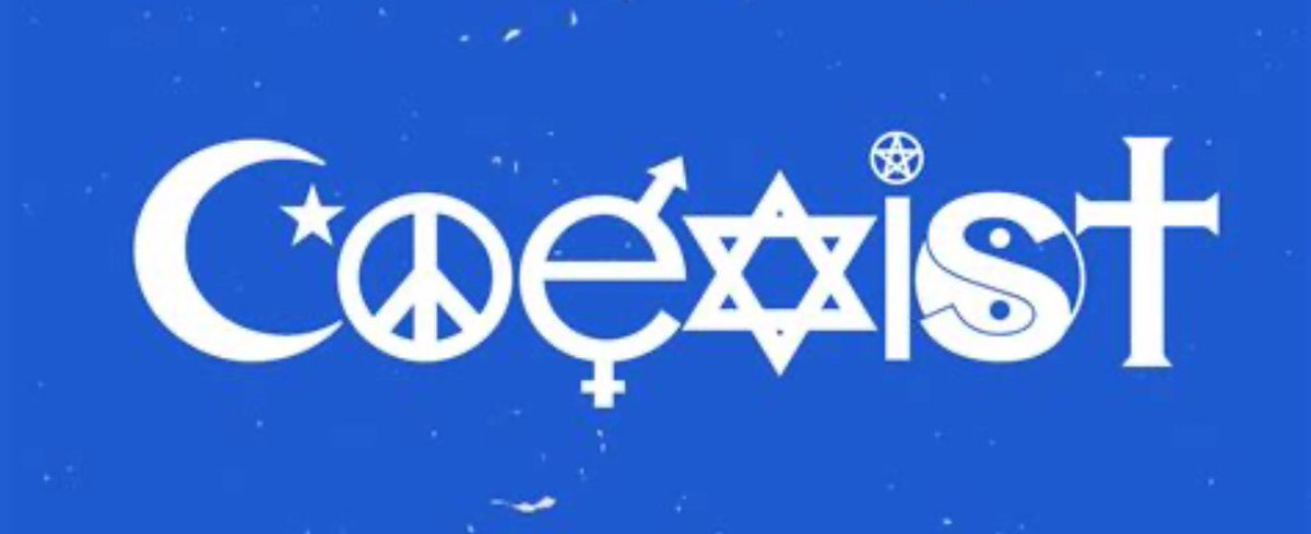 You think the protestors ever noticed that the “COEXIST” bumper sticker only has 2 genders?