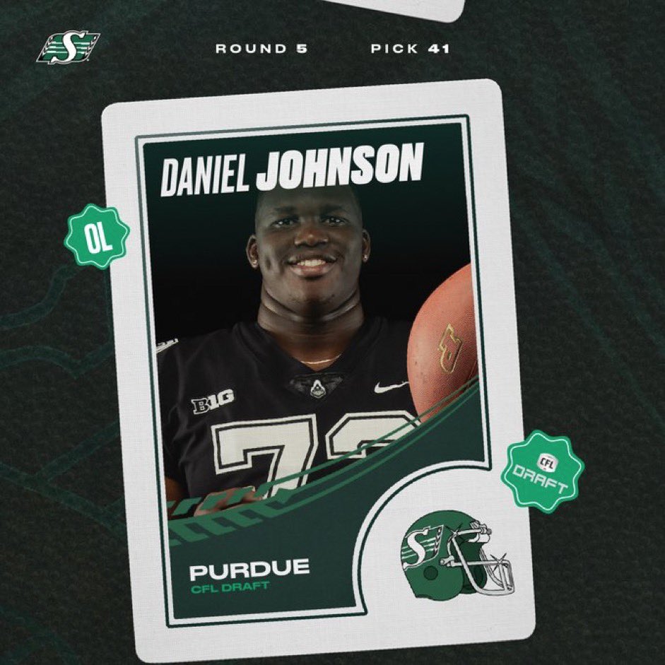 Congrats to 2024 @CGSAllStar alum @djohnson0603 of @BoilerFootball ✅ 5th Round Draft Pick ➡️ @sskroughriders #CGS2024