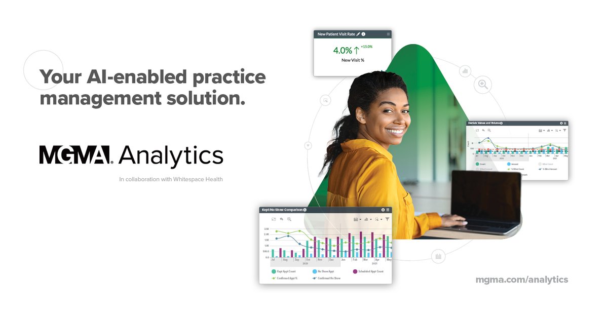 'This tool allowed us to save $500,000 in payroll costs. It just made sense.' The experience of Stacy Yonker, CEO of Sarasota Arthritis Centers, underscores the transformative power of data insights provided by MGMA Analytics. Schedule your consultation: bit.ly/3W8VGlP