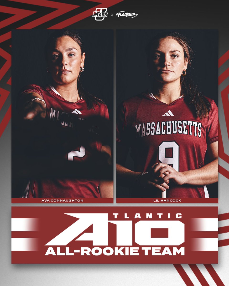 Ava and Lil earn a spot on the #A10WLAX All-Rookie Team! ✨

🔗 bit.ly/3xXd5UC

#Flagship 🚩