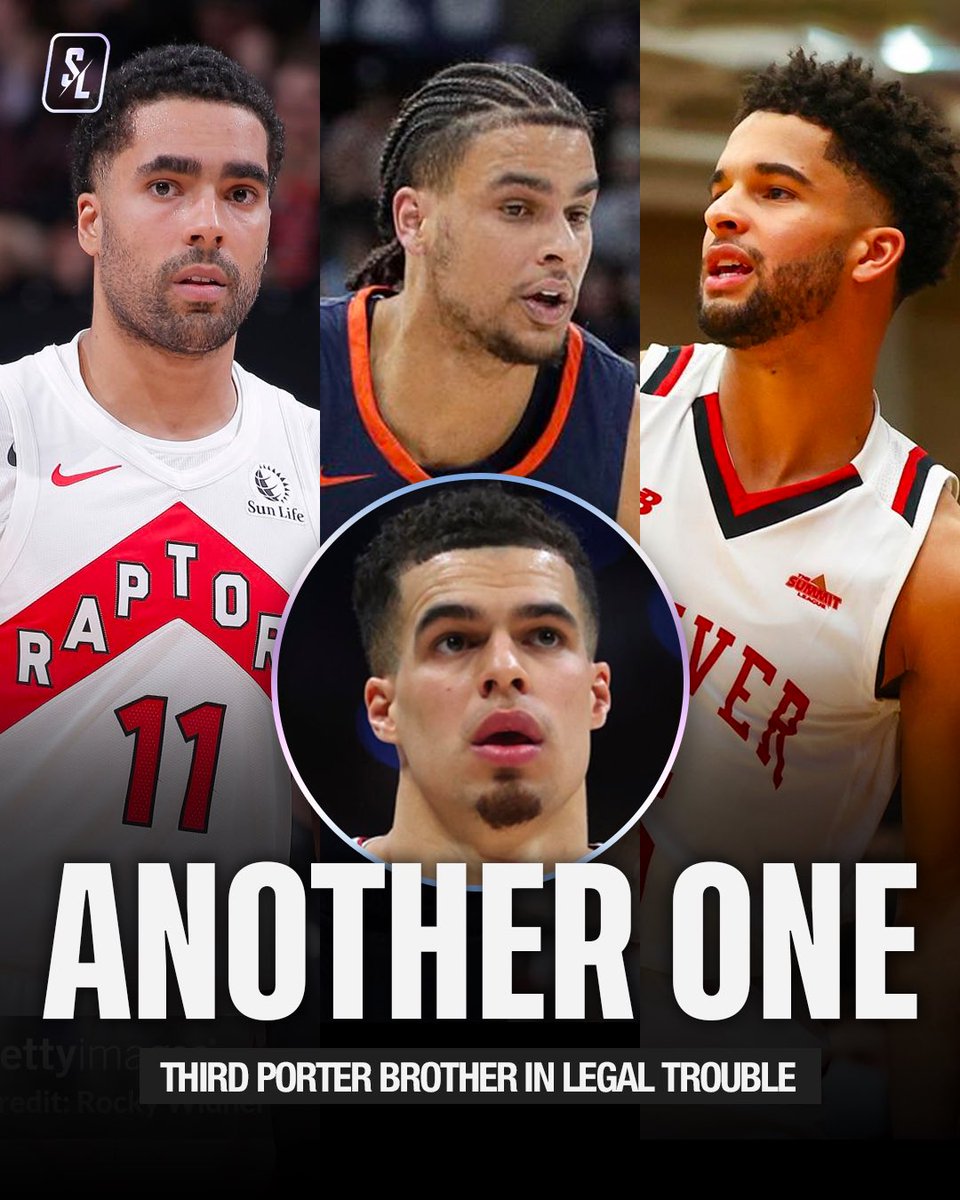 Michael Porter Jr.’s younger brother Jevon, has been arrested for driving while intoxicated.

Just last week, his other brother Coban Porter was sentenced to 8 years in prison for killing a woman while drunk driving. 

2 weeks ago, Jontay Porter was banned from the NBA for…