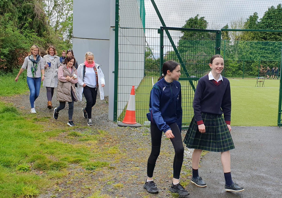 #AKaDayinMayhas started at Coláiste Bríde! From 1-31 May we are challenging all students & staff to 👟a least ‘1 km’ every lunchtime on our school walking track, tracking your progress along the way with our fantastic @FreshtodayL signage. Class with the most kms wins a🏆.