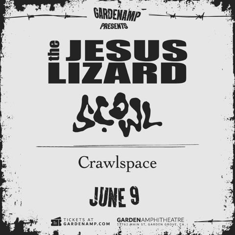 Stoked to be playing with The Jesus Lizard in June! Tickets go on sale this Friday at 12pm PST 🌼