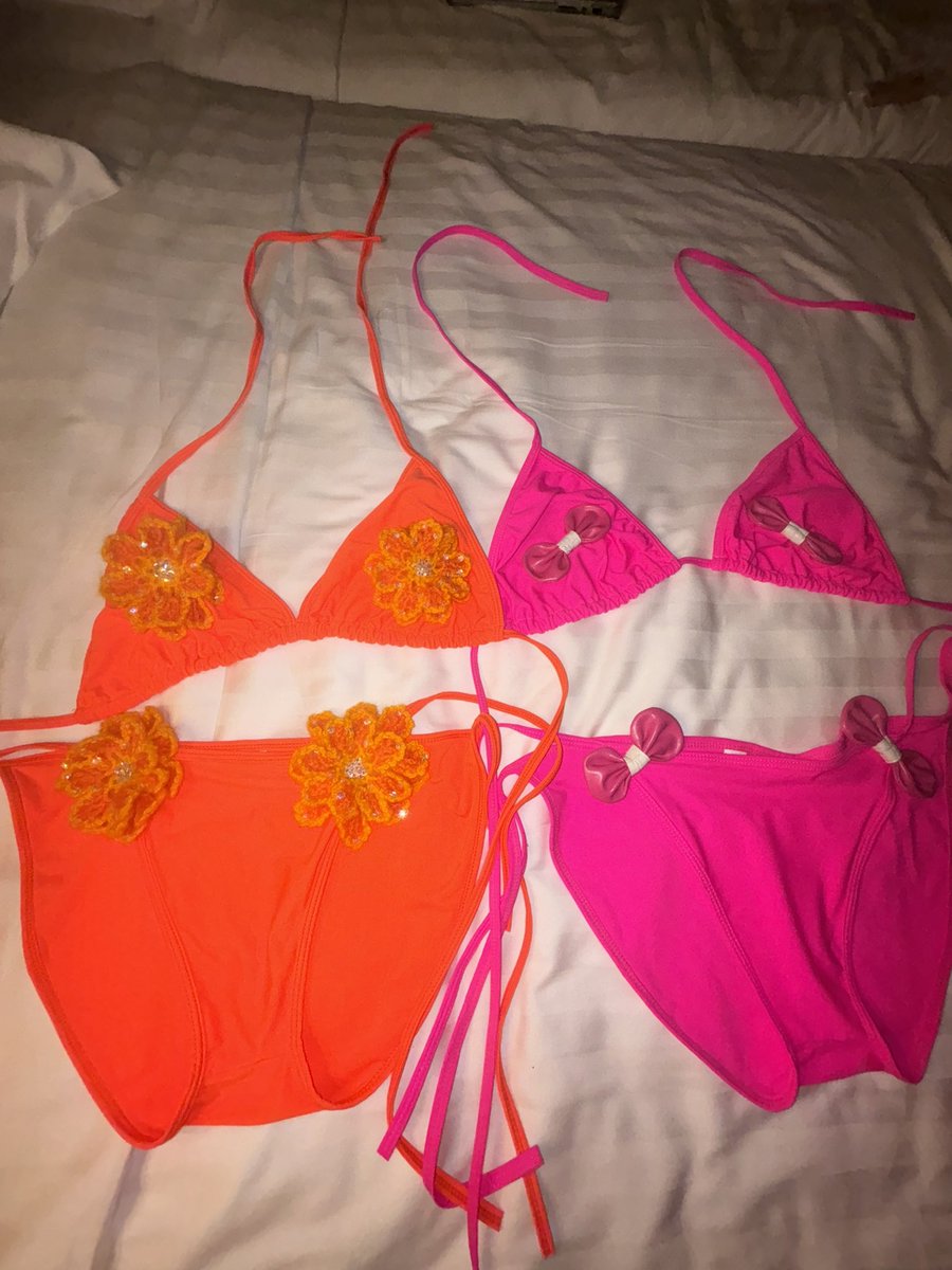 DIY bikinis from my hotel room in Thailand 💫