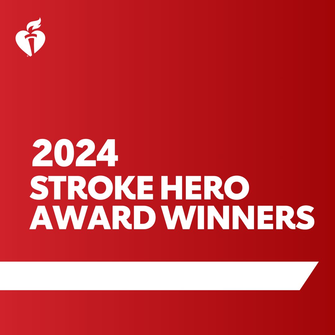 Congratulations to the 2024 Stroke Hero Award Winners! #StrokeHeroAwards #StrokeMonth