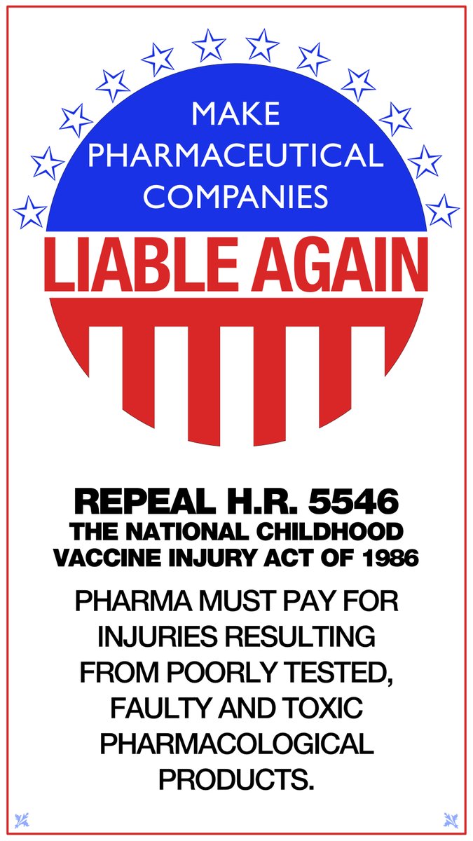 DancingBlue_Sky's tweet photo. @TexasLindsay_ @IamBrookJackson #RepealHR5546
#MakePharmaLiableAgain
#MakeVaccineMakersLiableAgain https://t.co/oHa7Byo98S