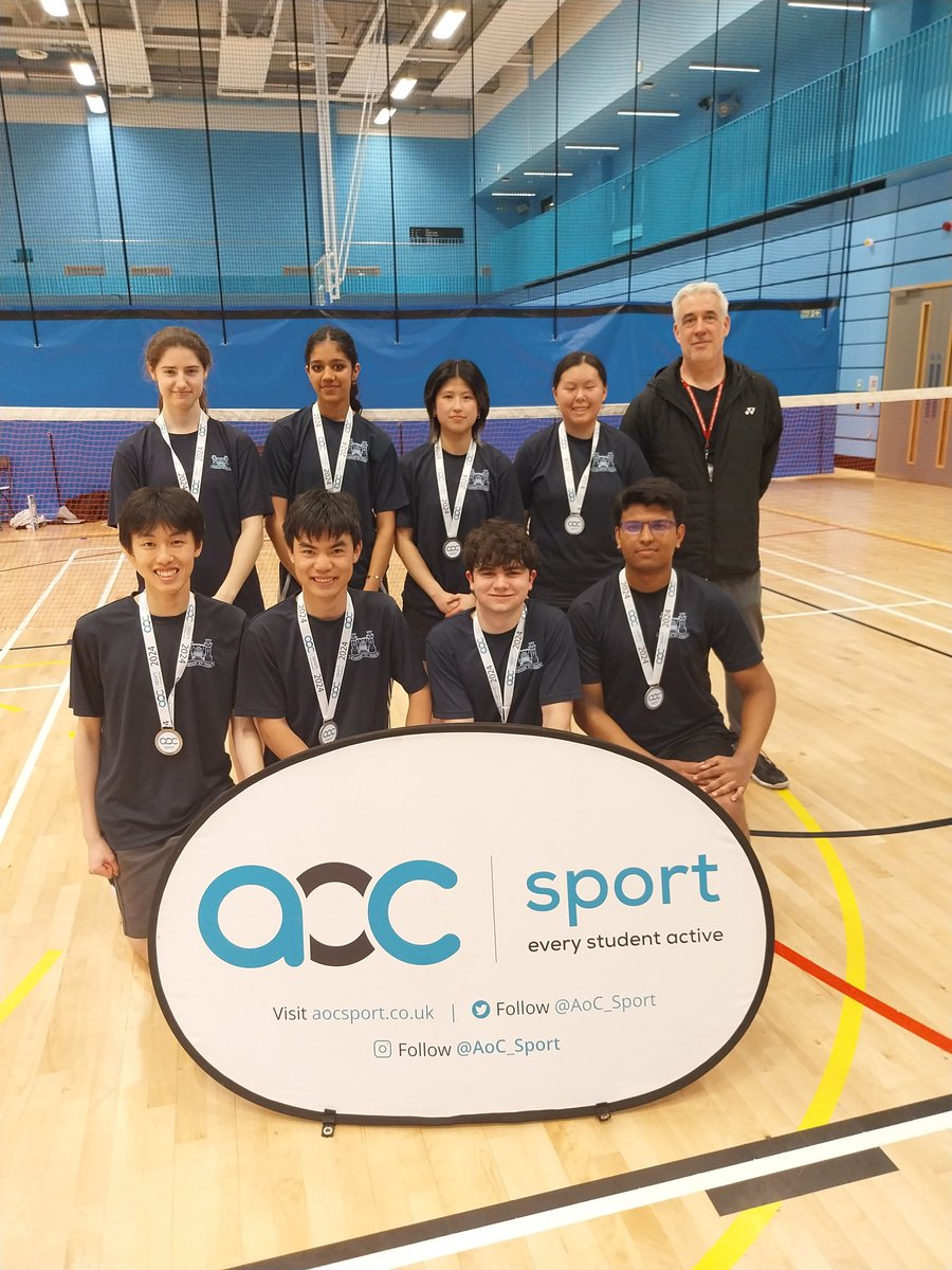 Congratulations to @psc_sportsteams on winning the AoC Sport Badminton Mixed National Cup ahead of 2nd place @hillsroadsport today. A fantastic array of talent on show 👏🏸