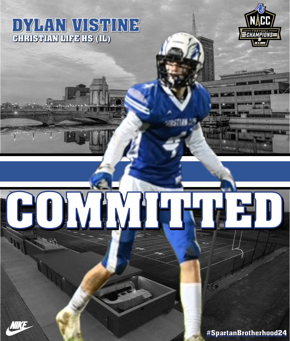 Spartan Fans, we are excited to welcome
@Dylan_Vistine from Christian Life HS to the Aurora Football Family. #WeAreOneAU #SpartanBrotherhood24