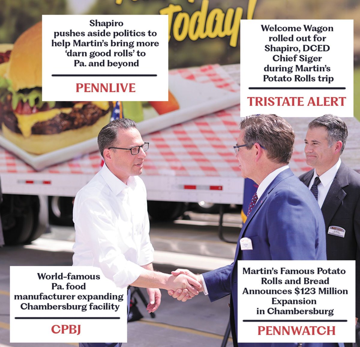 I'm a Governor for all Pennsylvanians — and I'll work with anyone to create more jobs for the good people of PA. Because when a company like Martin’s @potatorolls succeed, they create more opportunity for folks across our Commonwealth. It’s a win-win.