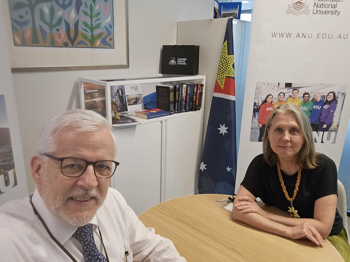 Enjoyed chatting with Sally Tyler, author of 'The Durian Chronicles', about Southeast Asia and United States relations and the points of scholarship overlap with @ANUasiapacific amazon.com/Durian-Chronic…