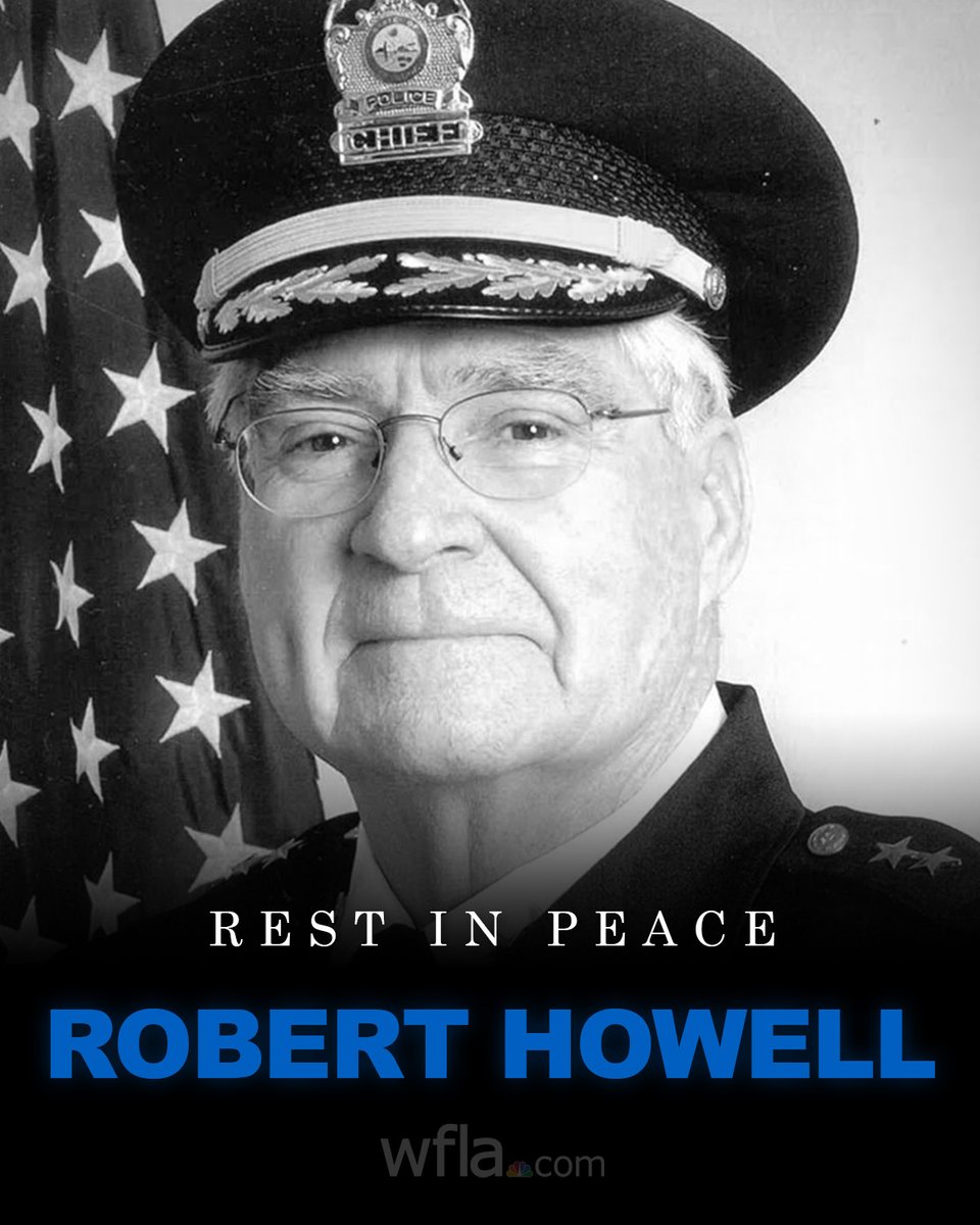 REST IN PEACE🕊️ Retired Police Chief Robert Howell with the Zephyrhills Police Department passed away on Tuesday after 40 years of service bit.ly/2zXFfAx